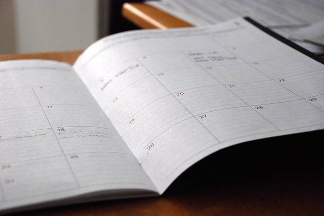 Use your calendar to provide inspiration for your next blog post