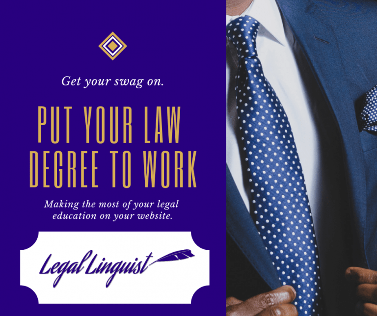 Put Your Law Degree to Work for Your Website